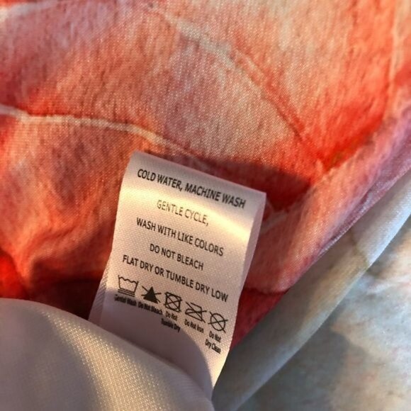 Lily for Firmiana Peasant Blouse With Coral Roses Size L - Picture 6 of 9